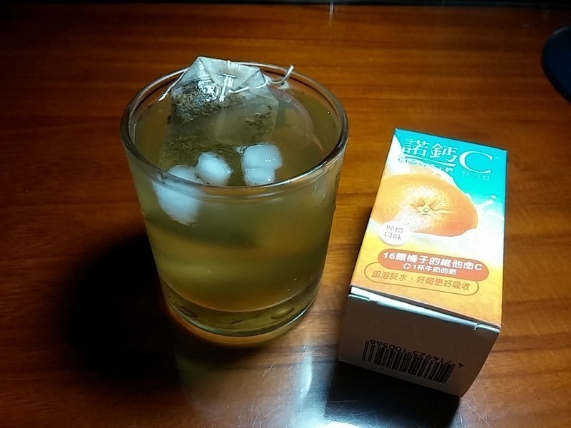 橙香绿茶『诺钙C发泡锭』