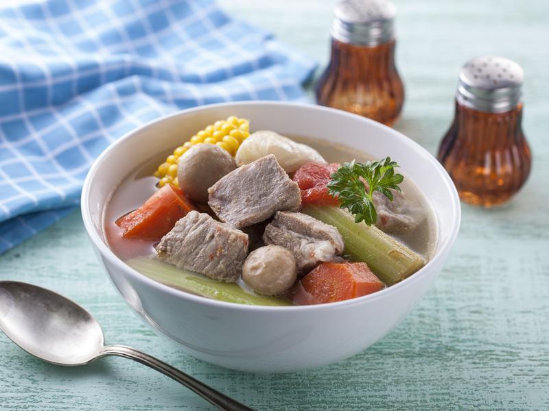 综合蔬菜排骨汤