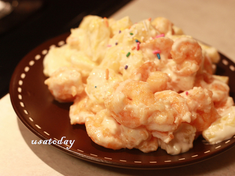 阿基师是神-凤梨虾球 Shrimp with pineapple