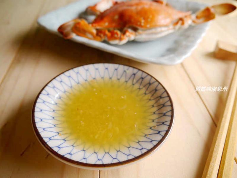 清蒸螃蟹❤姜醋沾酱调法