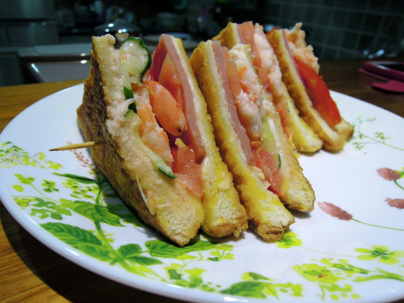 【动手作料理】 安永鲜物 鲜甜白虾 鲜虾三明治