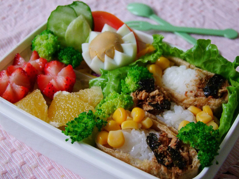 素松-玉米豆皮寿司