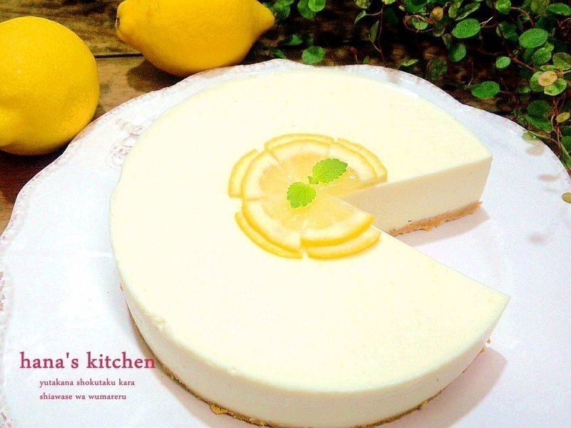 蜂蜜柠檬乳酪免烤蛋糕