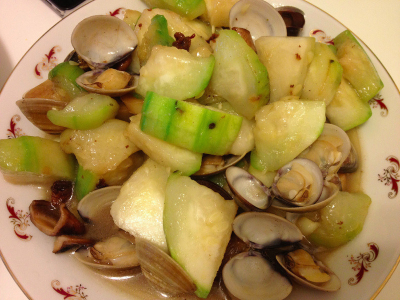 蛤蜊烩香菇丝瓜－ Polydice 爱料理分享餐第二回