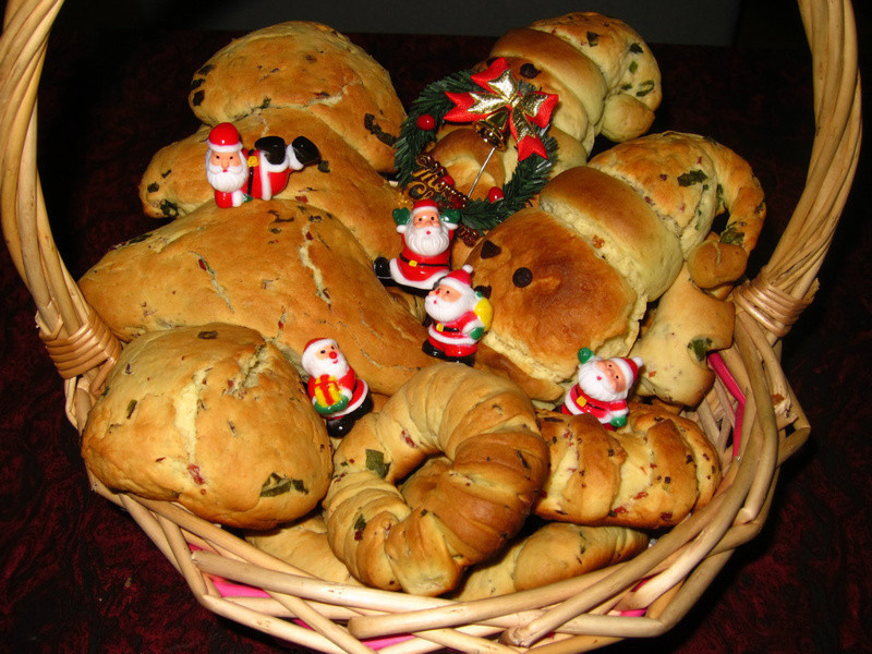 「芝司乐」热闹的圣诞面包
