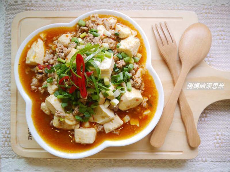 麻婆豆腐❤花椒油制作