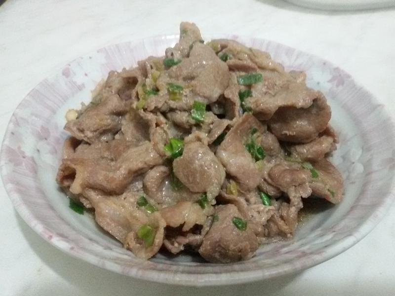 香煎猪梅花肉片(美极鲜味露)