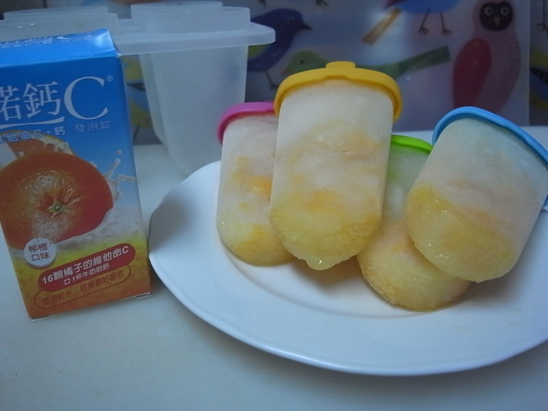 『诺钙C发泡锭』水蜜桃C 冰棒