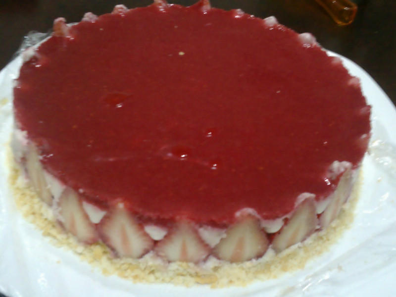 草莓优格乳酪蛋糕