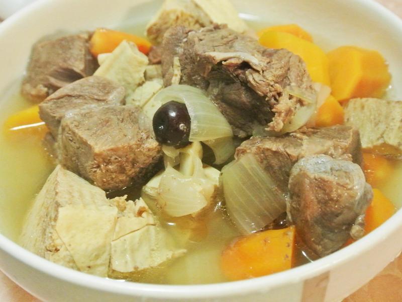 牛肉豆腐蔬菜汤『奥库锅』