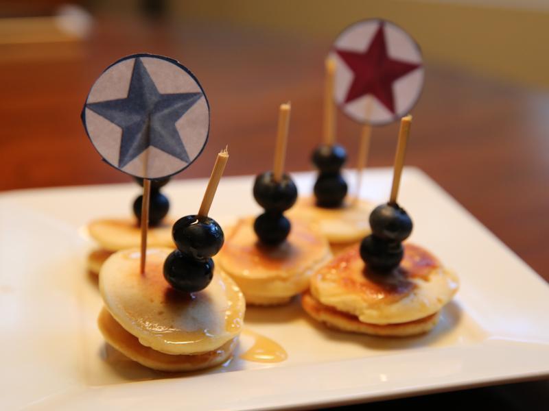 Pancake-蓝莓水果松饼薄煎饼