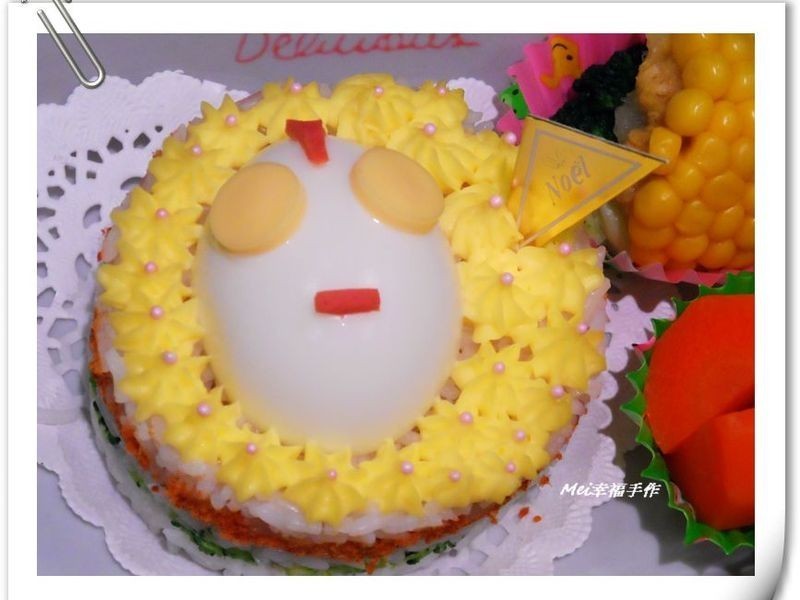 【亲子食堂】咸蛋超人蛋糕造型饭饭