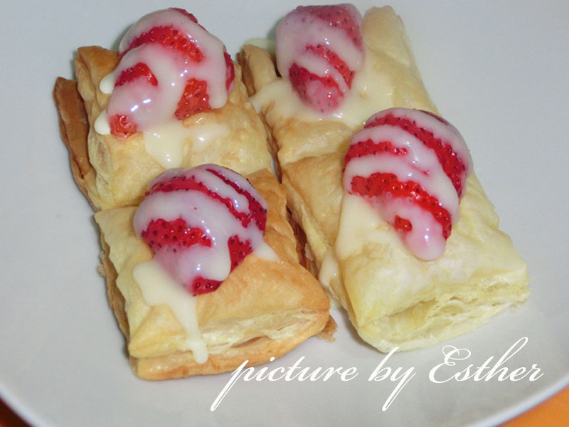 草莓恋奶酥饼