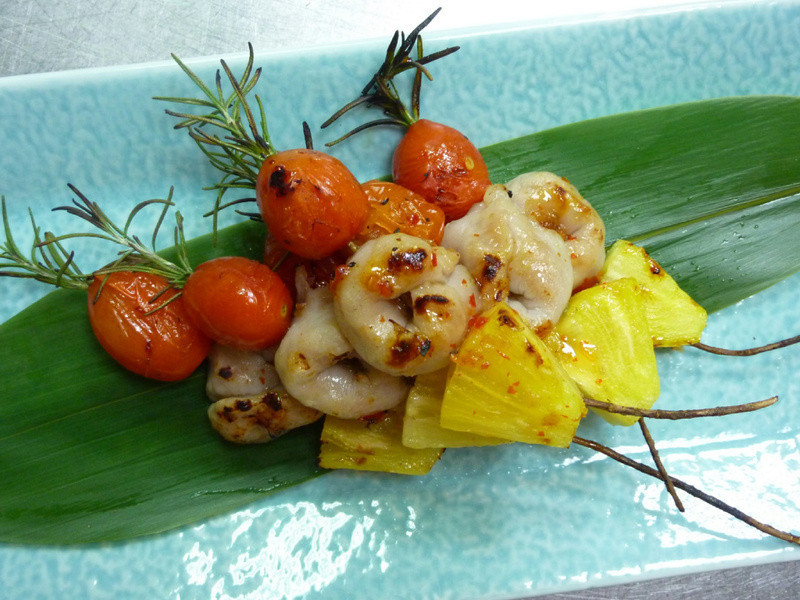 ((卡哇夷))桂冠鱼饺 之 夏日缤纷蔬果串烧