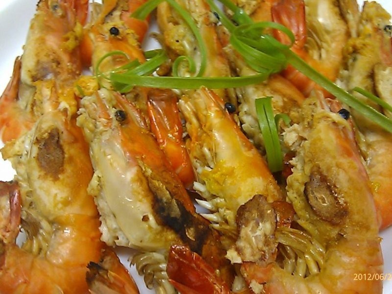 盐烤泰国虾