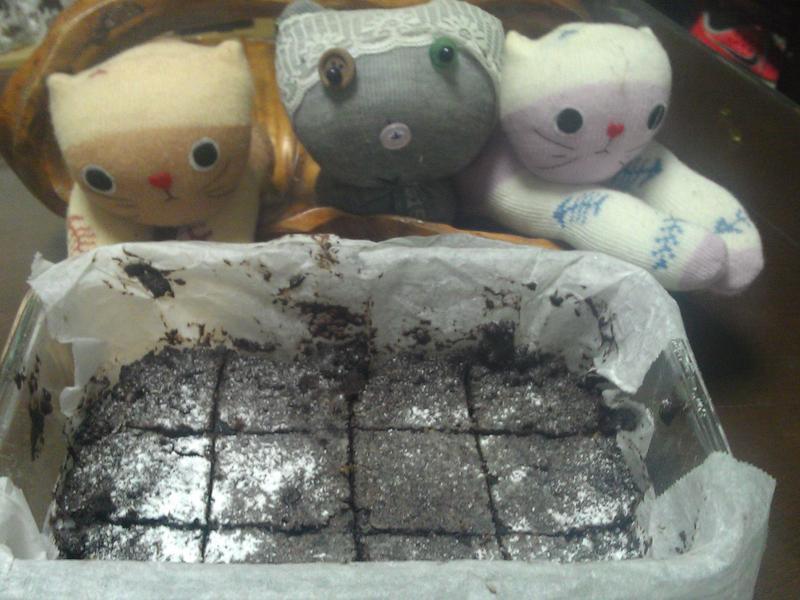 [气炸锅料理]布朗尼Brownie