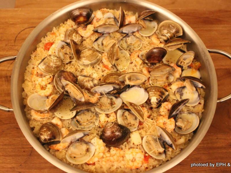 简易版西班牙海鲜饭（无番红花）