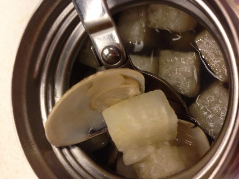 闷烧罐料理-乌参萝卜海带蛤蜊汤