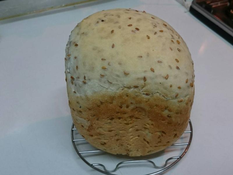 天然酵母亚麻籽吐司（面包机）