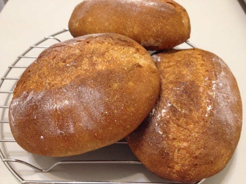 法式酥脆裸麦面包(面包机食谱)
