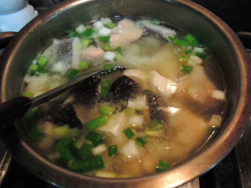 鲑鱼豆腐味增汤