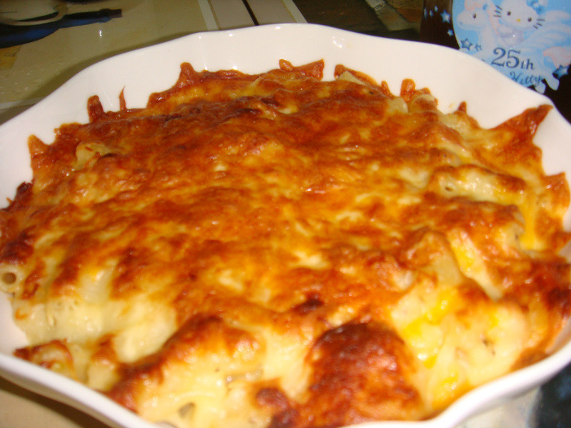 焗烤macaroni cheese