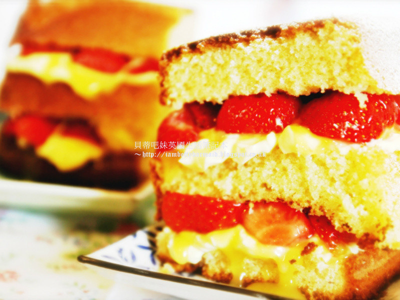 【贝蒂甜点吧】薇多莉亚草莓三明治