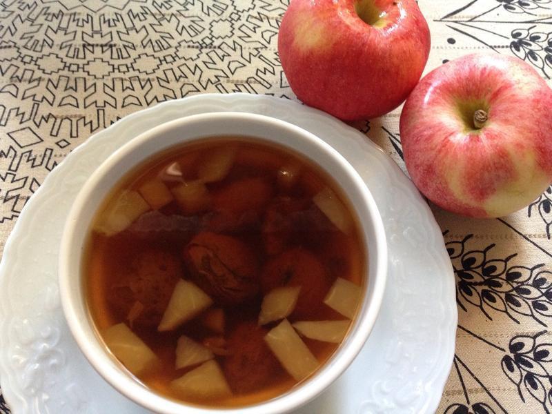 土式发奶汤2---杏干苹果甜汤