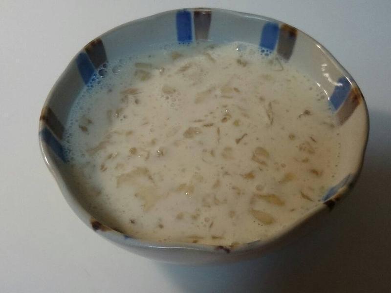 白木耳炖豆浆