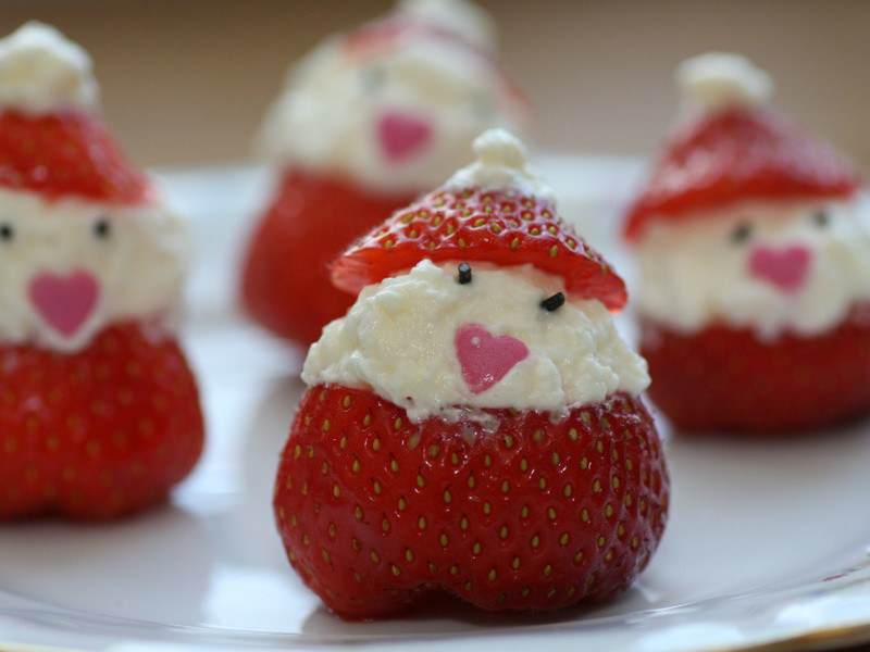 【矽谷美味人妻10分钟幸福厨房】草莓圣诞老公公