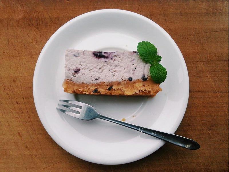 酸酸甜甜，蓝莓乳酪蛋糕