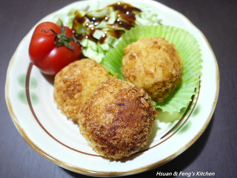 深夜食堂 实作篇【蟹肉奶油可乐饼]