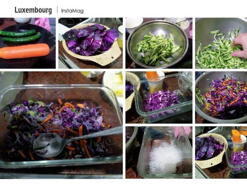 凉拌紫高丽菜