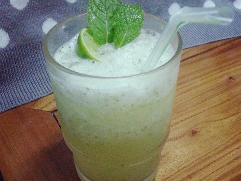 无酒精蜂蜜冰沙Mojito