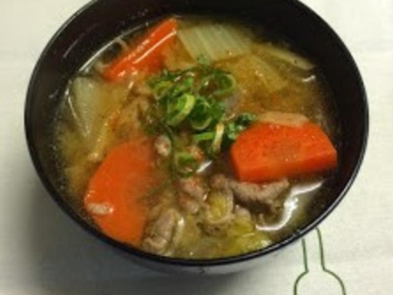 猪肉味噌汤（豚汁）