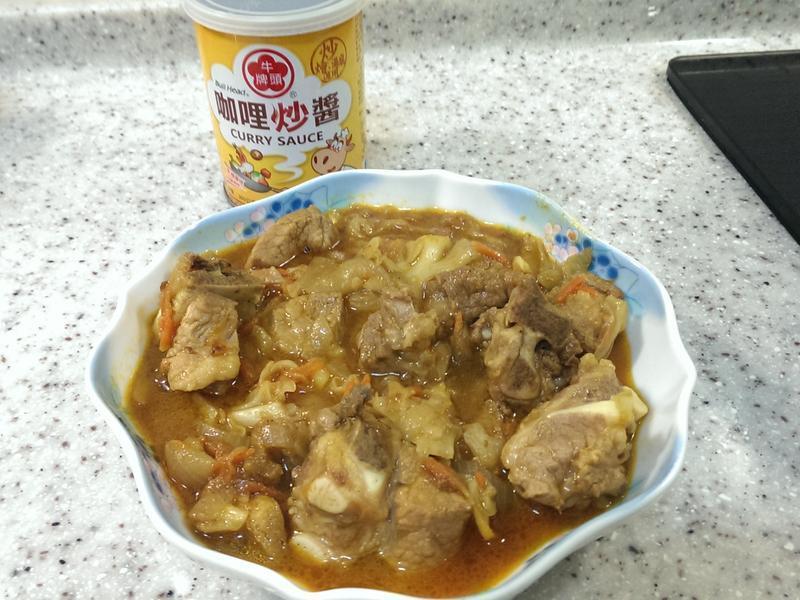 咖哩排骨_牛头牌咖哩新食代