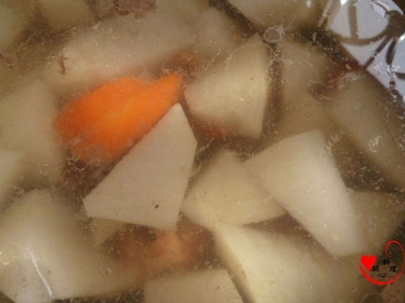 电锅版萝卜排骨汤
