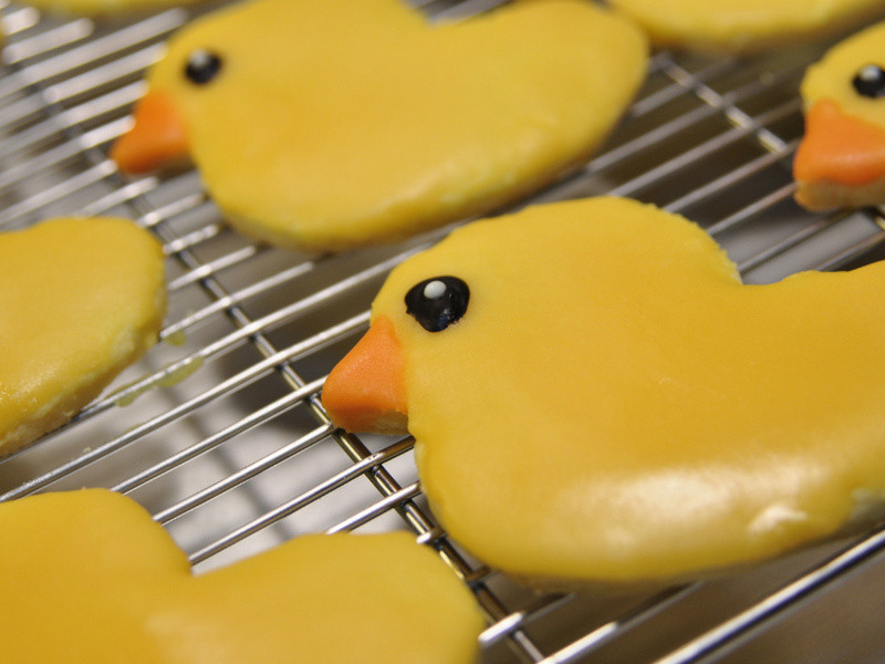 黄色小鸭饼干 | Yellow Duck Cookies