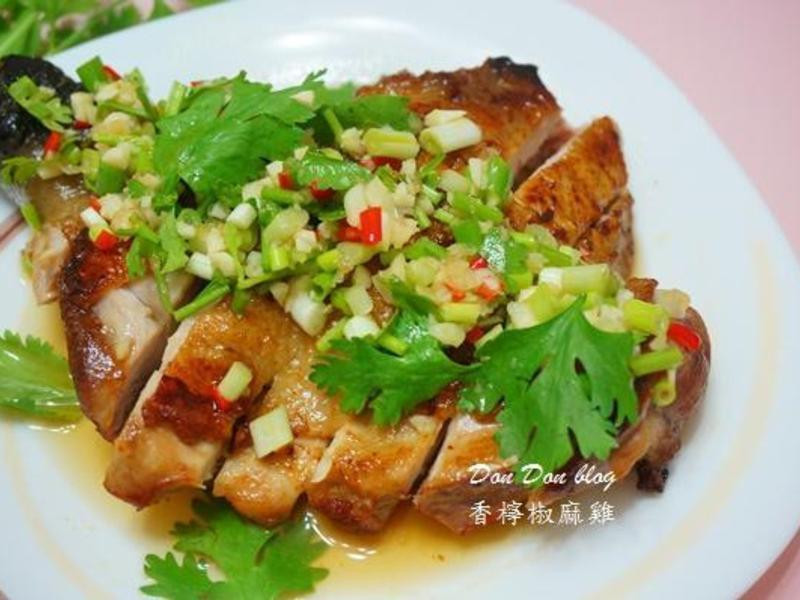 香柠椒麻鸡(非油炸鸡腿)