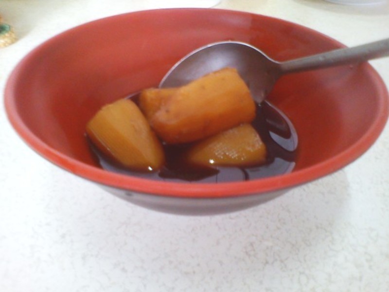 [趁热品尝]电锅快速煮-黑糖姜汁地瓜汤