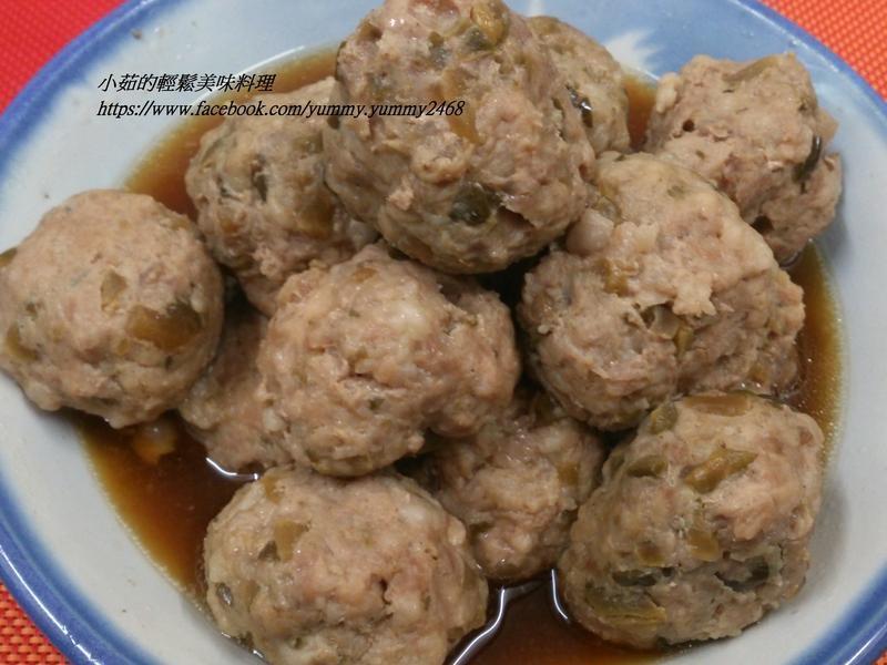 瓜瓜肉丸子（电锅料理）