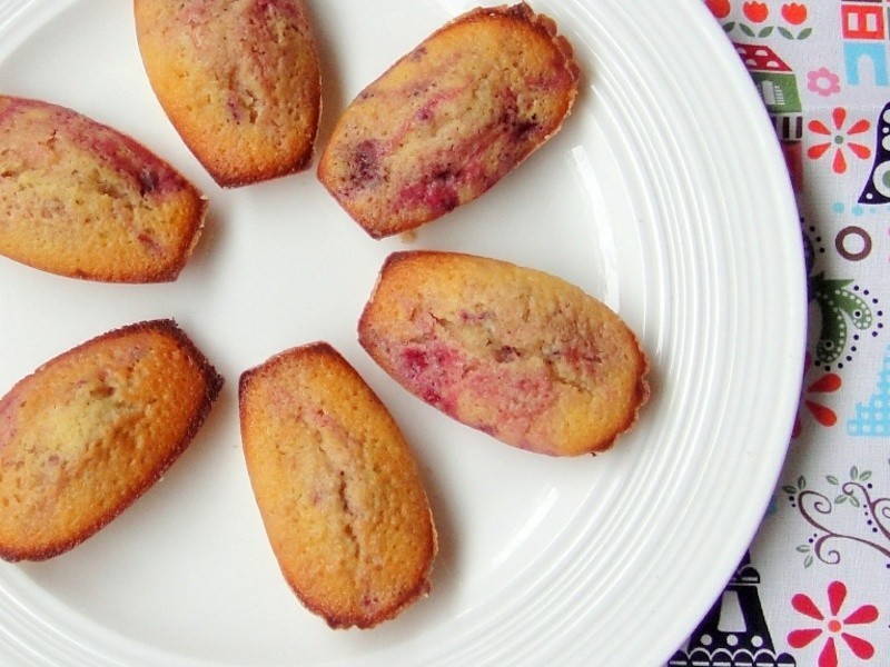 马德莲贝壳蛋糕 Madeleines Raspberry