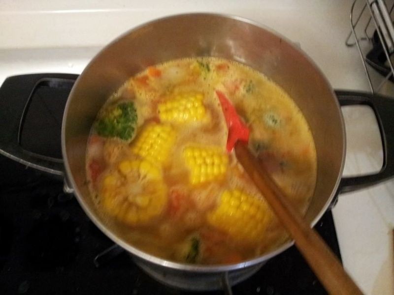 咖哩蔬菜浓汤