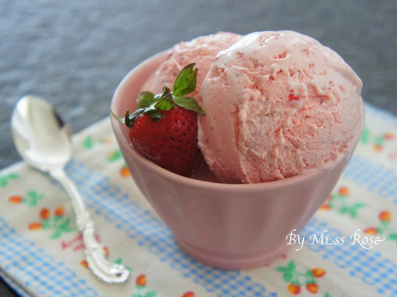 【真的】草莓冰淇淋