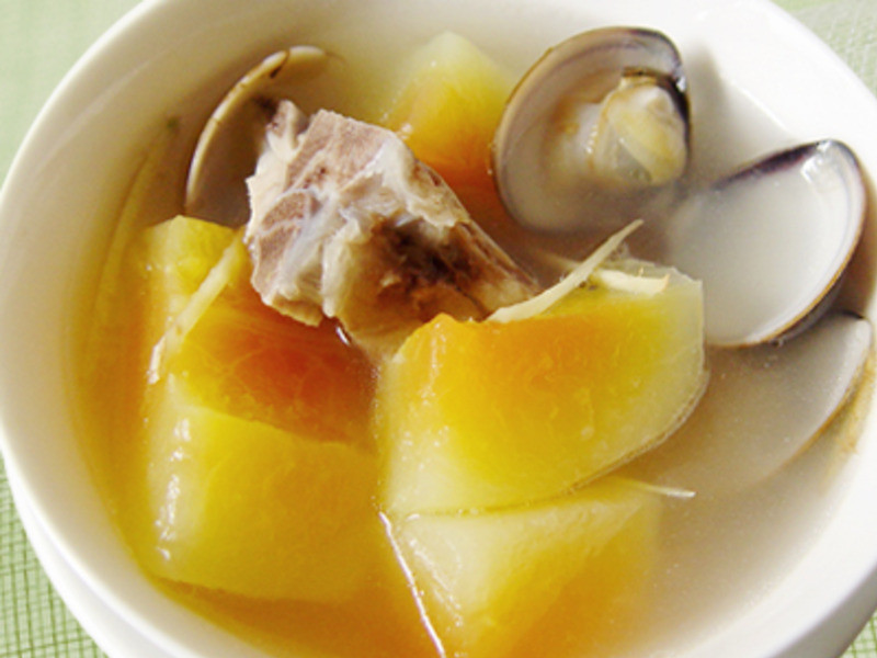 青木瓜蛤蜊排骨汤