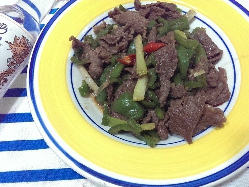 [金门高粱飘香料理]金高青椒沙茶牛肉