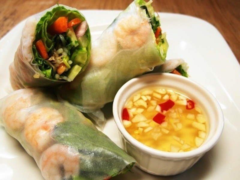 西贡米纸虾卷沙拉 (Vietnamese Salad Roll)