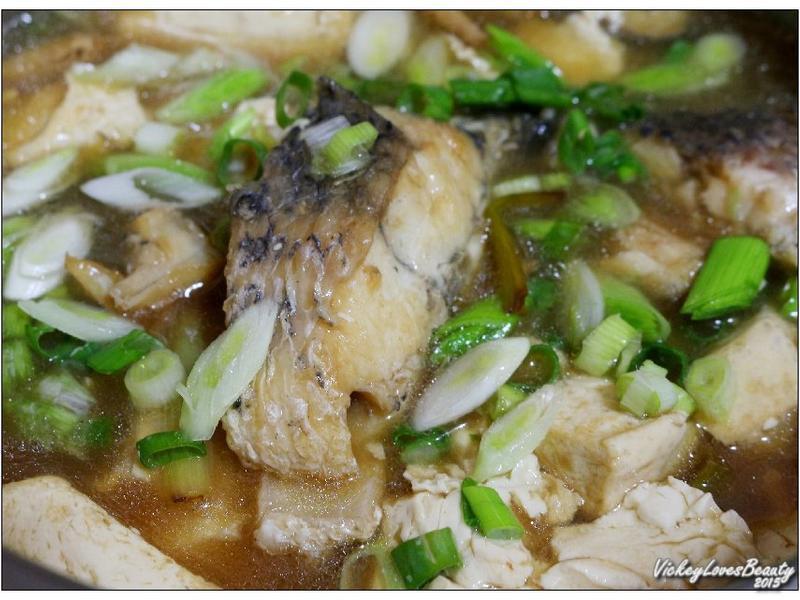 姜葱海鲈豆腐煲