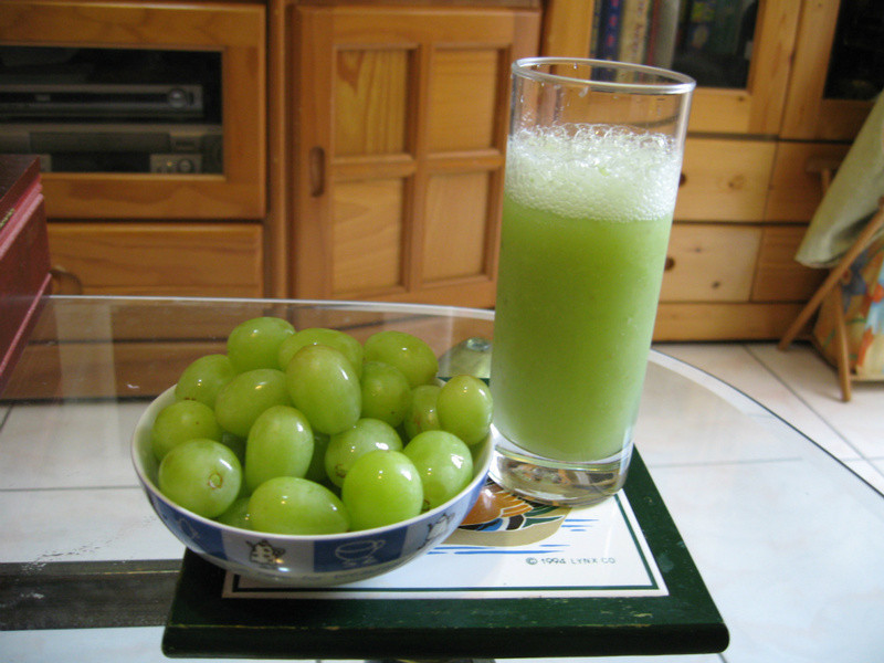 绿葡萄果汁