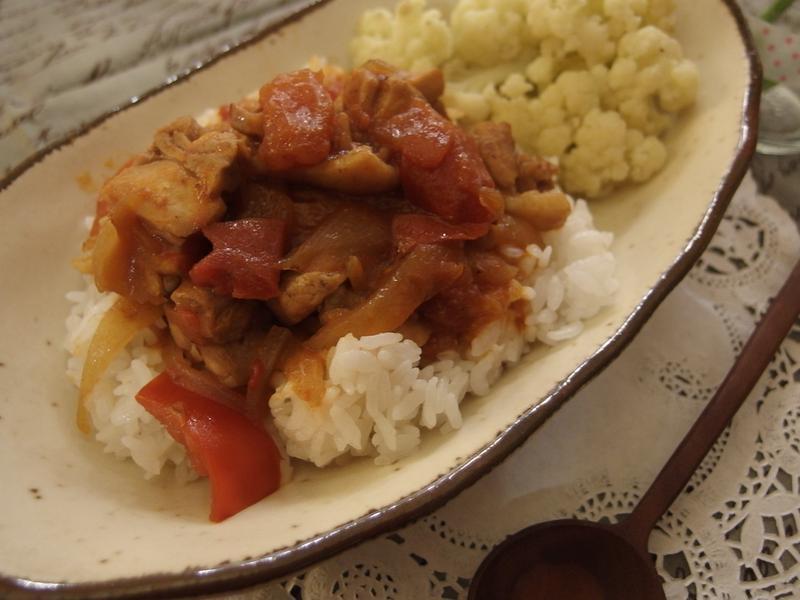 茄汁鸡肉烩饭 {露营OK}